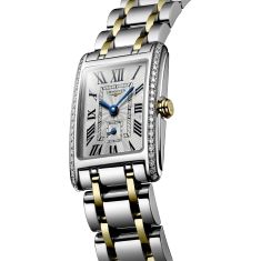 Longines DolceVita Diamond Silver Dial Two-Tone Watch 20.8x32mm - L52555787