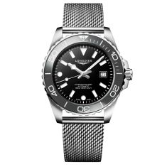 Longines HydroConquest Automatic Black Dial Mesh Stainless Steel Watch 42mm - L37884706 1