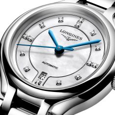 Longines Primaluna Automatic Diamond Mother-of-Pearl Dial Stainless Steel Watch 30mm - L81234876