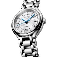 Longines Primaluna Automatic Diamond Mother-of-Pearl Dial Stainless Steel Watch 30mm - L81234876