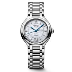 Longines Primaluna Automatic Diamond Mother-of-Pearl Dial Stainless Steel Watch 30mm - L81234876 Longines Primaluna Automatic Diamond Mother-of-Pearl Dial Stainless Steel Watch 30mm - L81234876