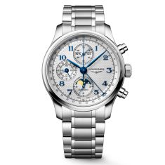Longines Master Collection Chrono Moonphase Automatic Silver Dial Stainless Steel Watch 41mm - L29624736 Longines Master Collection Chrono Moonphase Automatic Silver Dial Stainless Steel Watch 41mm - L29624736