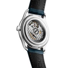 Longines Master Collection Automatic Silver Dial Blue Leather Strap Watch 41mm - L29504732