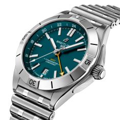 Breitling Chronomat Automatic GMT 40 NFL Jacksonville Jaguars Watch 40mm - A32398D21C1A1