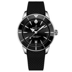Breitling Superocean Heritage B31 Automatic 44 Black Dial Black Rubber Strap Watch 44mm - AB3112241B1S1 1