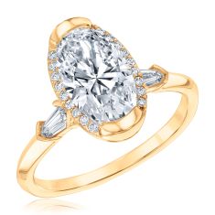 2 1/4ctw Elongated Oval Lab Grown Diamond 14k Yellow Gold Engagement Ring 2 1/4ctw Elongated Oval Lab Grown Diamond 14k Yellow Gold Engagement Ring