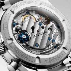Longines Spirit Pilot Flyback Manual Black Dial Stainless Steel Watch 39.5mm - L37214536