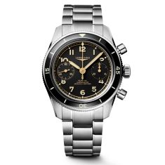 Longines Spirit Pilot Flyback Manual Black Dial Stainless Steel Watch 39.5mm - L37214536 Longines Spirit Pilot Flyback Manual Black Dial Stainless Steel Watch 39.5mm - L37214536