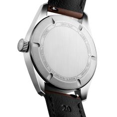 Longines Spirit Pilot Black Dial Brown Leather Strap Watch 39mm - L38094532