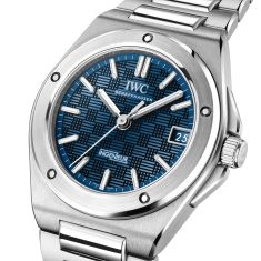 IWC Ingenieur Automatic Blue Grid Dial Stainless Steel Watch 35mm - IW324907