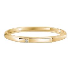 Messika Moderniste 1/20ctw Diamond 18k Yellow Gold Bangle Bracelet, Medium Model 1