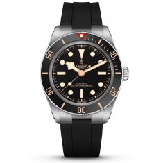 Black Bay 58 Black Dial Black Rubber Strap Watch 39mm - M7939A1A0NU-0003