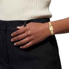 COACH Mara Gold-Tone Stainless Steel Signature Bracelet Watch 15.5mm - 14504672