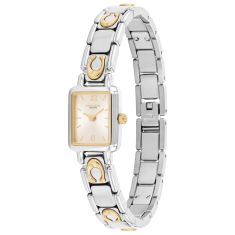 COACH Mara Chalk Dial Two-Tone Stainless Steel Bracelet Watch 15.5mm - 14504673