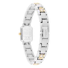 COACH Mara Chalk Dial Two-Tone Stainless Steel Bracelet Watch 15.5mm - 14504673
