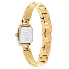 COACH Cass White Dial Gold-Tone Stainless Steel Bangle Bracelet Watch 18mm - 14504669