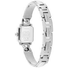 COACH Cass White Dial Stainless Steel Bangle Bracelet Watch 18mm - 14504670