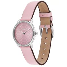 COACH Elliot Blush Pink Signature Dial Leather Strap Watch 28mm - 14504632