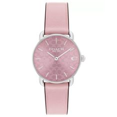 COACH Elliot Blush Pink Signature Dial Leather Strap Watch 28mm - 14504632 COACH Elliot Blush Pink Signature Dial Leather Strap Watch 28mm - 14504632