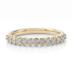 Desert Diamonds 1/2ctw 14k Yellow Gold Wedding Band