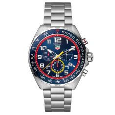 Previously Owned TAG Heuer FORMULA 1 X Red Bull Racing Special Edition Quartz Chronograph Watch 43mm - CAZ101AL.BA0842 Previously Owned TAG Heuer FORMULA 1 X Red Bull Racing Special Edition Quartz Chronograph Watch 43mm - CAZ101AL.BA0842
