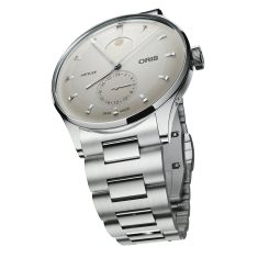 Oris Artelier Complication White Dial Stainless Steel Watch 39.5mm - 782 7811 4051 8 20 20