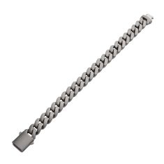INOX Titanium 12mm Curb Link Chain Bracelet
