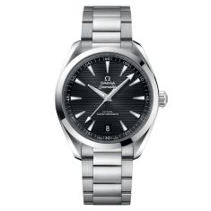 Previously Owned OMEGA Seamaster Aqua Terra 150M Black Dial Stainless Steel Watch 41mm - O22010412101001