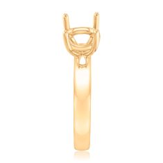 Luxfit 14k Yellow Gold Solitaire Engagement Ring Setting - Size 6 - 7.5