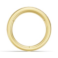 Luxfit™ 1/4ctw Round Diamond 14k Yellow Gold Wedding Band - Sizes 6-7.5