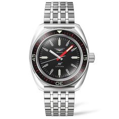 Previously Owned Longines Ultra-Chron Automatic Black Dial Stainless Steel Watch 43mm - L28364529 Previously Owned Longines Ultra-Chron Automatic Black Dial Stainless Steel Watch 43mm - L28364529