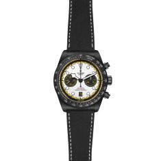 Black Bay Chronograph Carbon 26 White Dial Black Strap Watch 42mm - M79377KN-0003