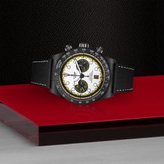 Black Bay Chronograph Carbon 26 White Dial Black Strap Watch 42mm - M79377KN-0003