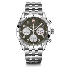Previously Owned Breitling Classic AVI Chronograph 42 Curtiss Warhawk Stainless Steel Watch 42mm - A233802A1L1A1 Previously Owned Breitling Classic AVI Chronograph 42 Curtiss Warhawk Stainless Steel Watch 42mm - A233802A1L1A1