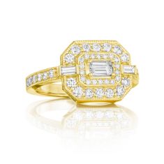 Penny Preville 1ctw Diamond The New Rendition 18k Yellow Gold Ring - Size 6.5 1