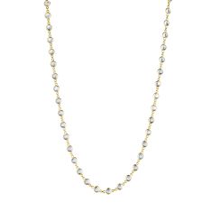 Penny Preville Moonstone 18k Yellow Gold Station Necklace 1