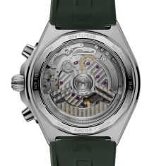 Breitling Chronomat B01 Chronograph 42 Green Dial Rubber Strap Watch 42mm - AB0158101L1S1