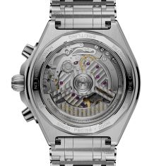 Breitling Chronomat B01 Chronograph 42 Ice Blue Dial Stainless Steel and Platinum Watch 42mm - PB0158101C1A1