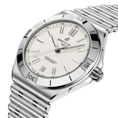 Breitling Chronomat B31 Automatic 40 White Dial Stainless Steel Watch 40mm - AB3114101A1A1