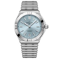 Breitling Chronomat B31 Automatic 40 Ice Blue Dial Stainless Steel and Platinum Watch 40mm - PB3114101C1A1 1