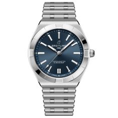 Breitling Chronomat Automatic 36 Blue Dial Stainless Steel Watch 36mm - A10320101C1A1 1
