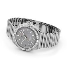 Breitling Chronomat Automatic 36 Grey Mother-of-Pearl Diamond Stainless Steel Watch 36mm - A10320591G1A1