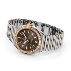 Breitling Chronomat Automatic 36 Chocolate Brown Dial Diamond Steel and Red Gold Watch 36mm - U10320591Q1U1