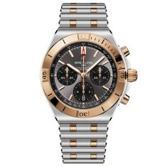 Breitling Chronomat B01 Chronograph 42 Anthracite Dial Steel and Red Gold Watch 42mm - UB0158101B1U1 1