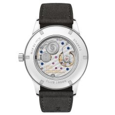 NOMOS Club Campus 38 All Olive Anthracite Vegan Velour Strap Watch 38mm - 739.GB