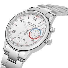 NOMOS Club Sport Neomatik Worldtimer White Dial Stainless Steel Bracelet Watch 40mm - 792