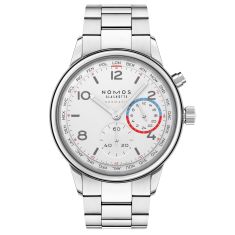 NOMOS Club Sport Neomatik Worldtimer White Dial Stainless Steel Bracelet Watch 40mm - 792 NOMOS Club Sport Neomatik Worldtimer White Dial Stainless Steel Bracelet Watch 40mm - 792