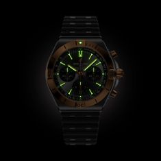 Breitling Chronomat B01 Chronograph 42 Anthracite Dial Black Rubber Strap Watch 42mm - UB0158101B1S1
