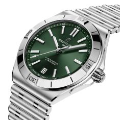 Breitling Chronomat B31 Automatic 40 Green Dial Stainless Steel Watch 40mm - AB3114101L1A1