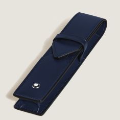 Montblanc Envelope 1-Pen Pouch in Ink Blue Meisterstück Leather